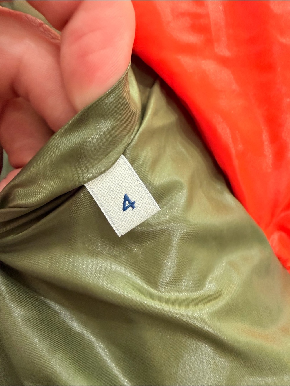 Moncler Maya Orange Puffer Jacket - Picture 10 of 14